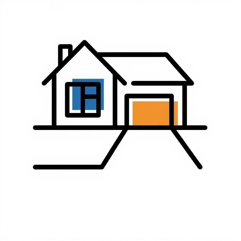 Driveway paving icon